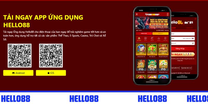 Tải app Hello88  - Cơ hội trải nghiệm những tiện ích hấp dẫn